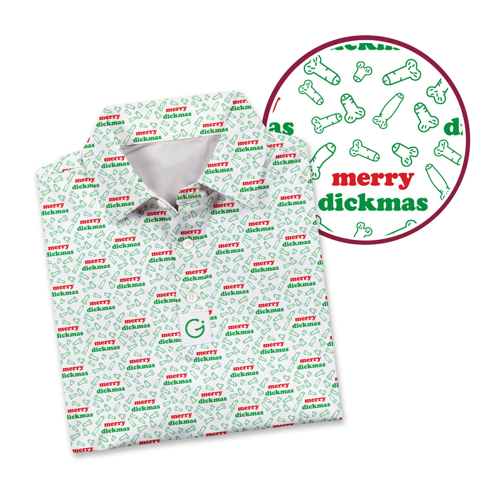 Merry Dickmas - Funny Golf Polo Shirt