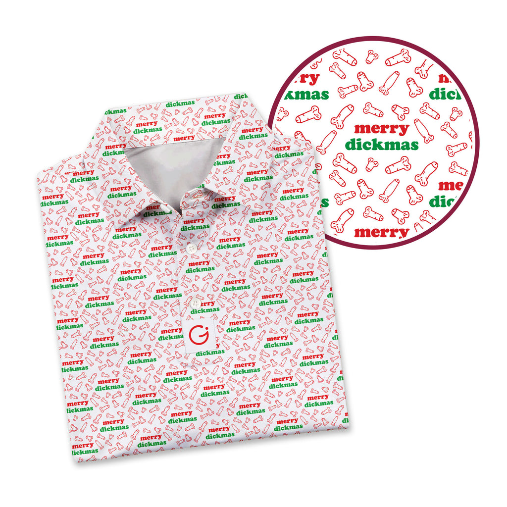 Merry Dickmas - Funny Golf Polo Shirt