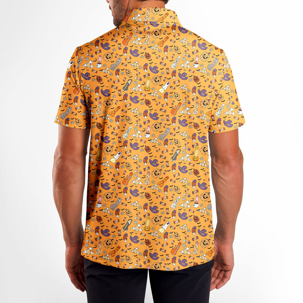 Trick or Meat Halloween Surprise - Funny Golf Polo Shirt Polo Shirt For Men