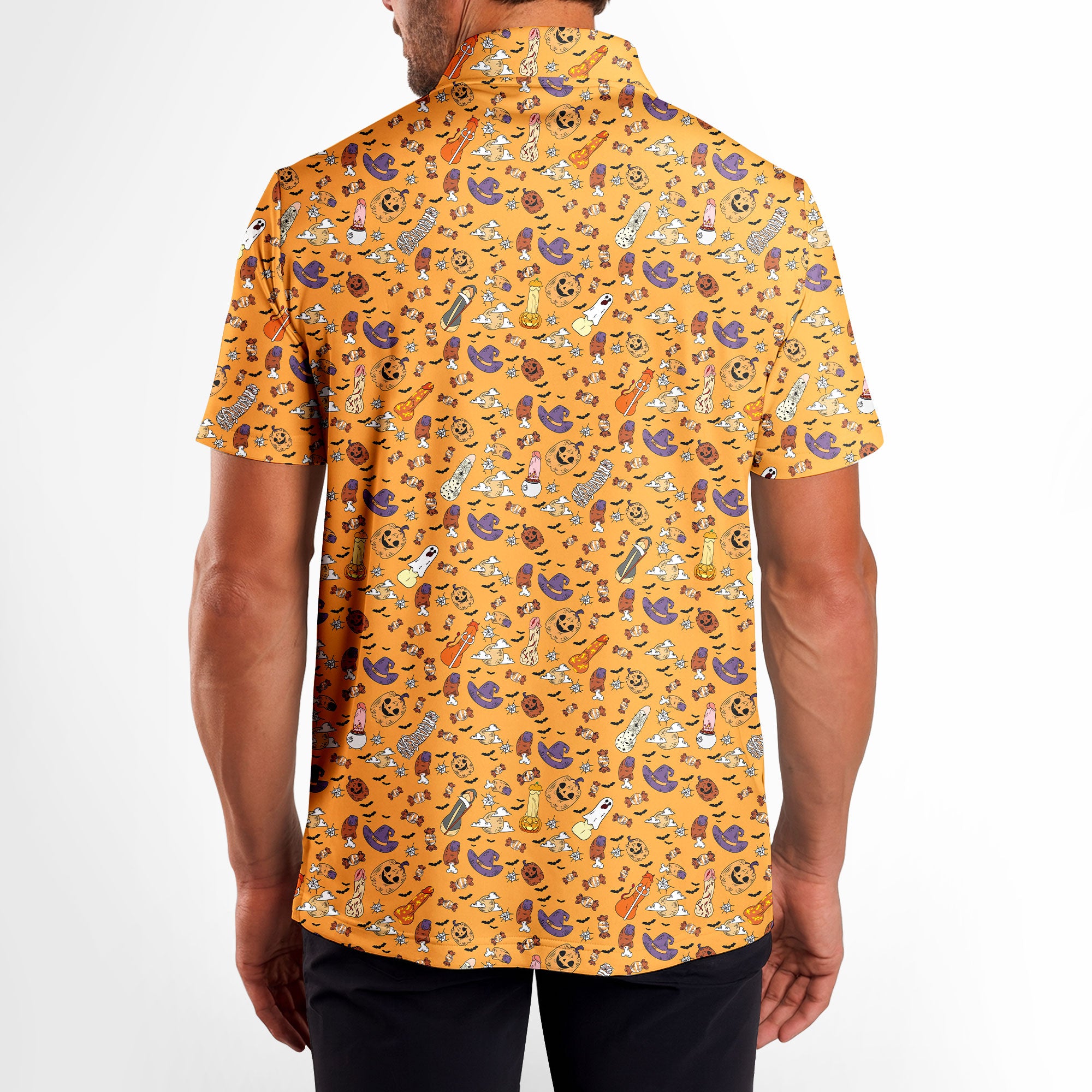Trick or Meat Halloween Surprise - Funny Golf Polo Shirt Polo Shirt For Men