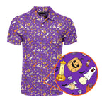 Trick or Meat Halloween Surprise - Funny Golf Polo Shirt-Polo Shirt For Men-Gerbera Prints