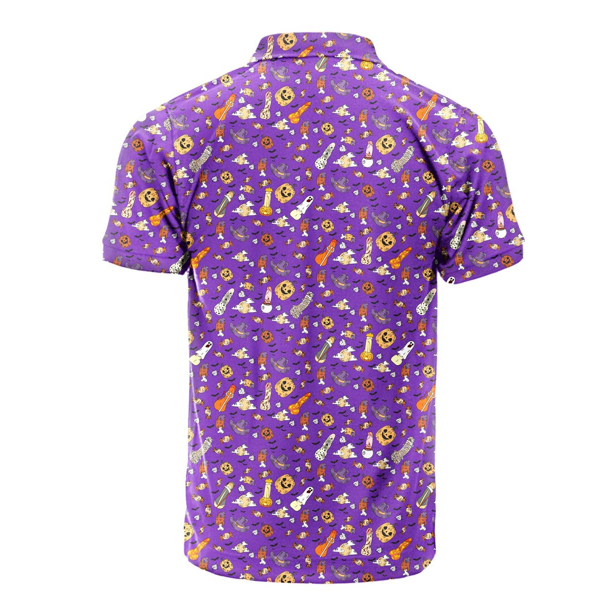 Trick or Meat Halloween Surprise - Funny Golf Polo Shirt-Polo Shirt For Men-Gerbera Prints