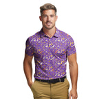 Trick or Meat Halloween Surprise - Funny Golf Polo Shirt-Polo Shirt For Men-Gerbera Prints