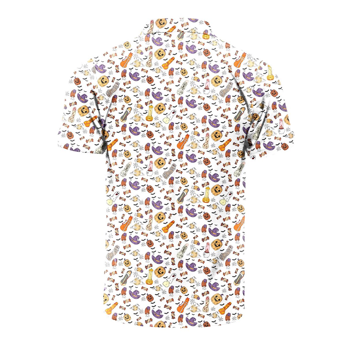 Penis Dick or Treat Halloween - Funny Golf Polo Shirt 