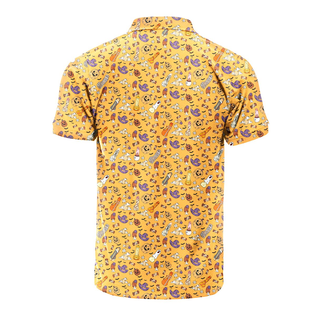 Trick or Meat Halloween Surprise - Funny Golf Polo Shirt-Polo Shirt For Men-Gerbera Prints