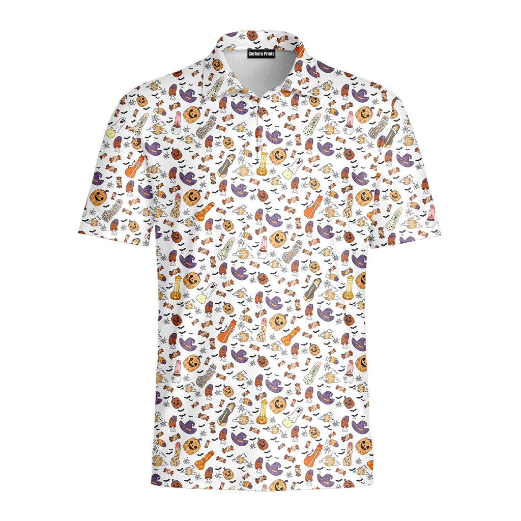 Trick or Meat Halloween Surprise - Funny Golf Polo Shirt Polo Shirt For Men