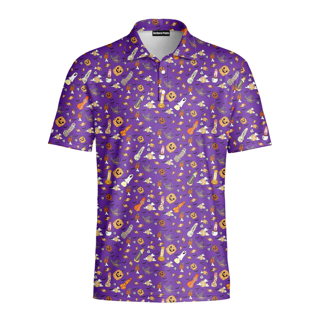 Trick or Meat Halloween Surprise - Funny Golf Polo Shirt Polo Shirt For Men