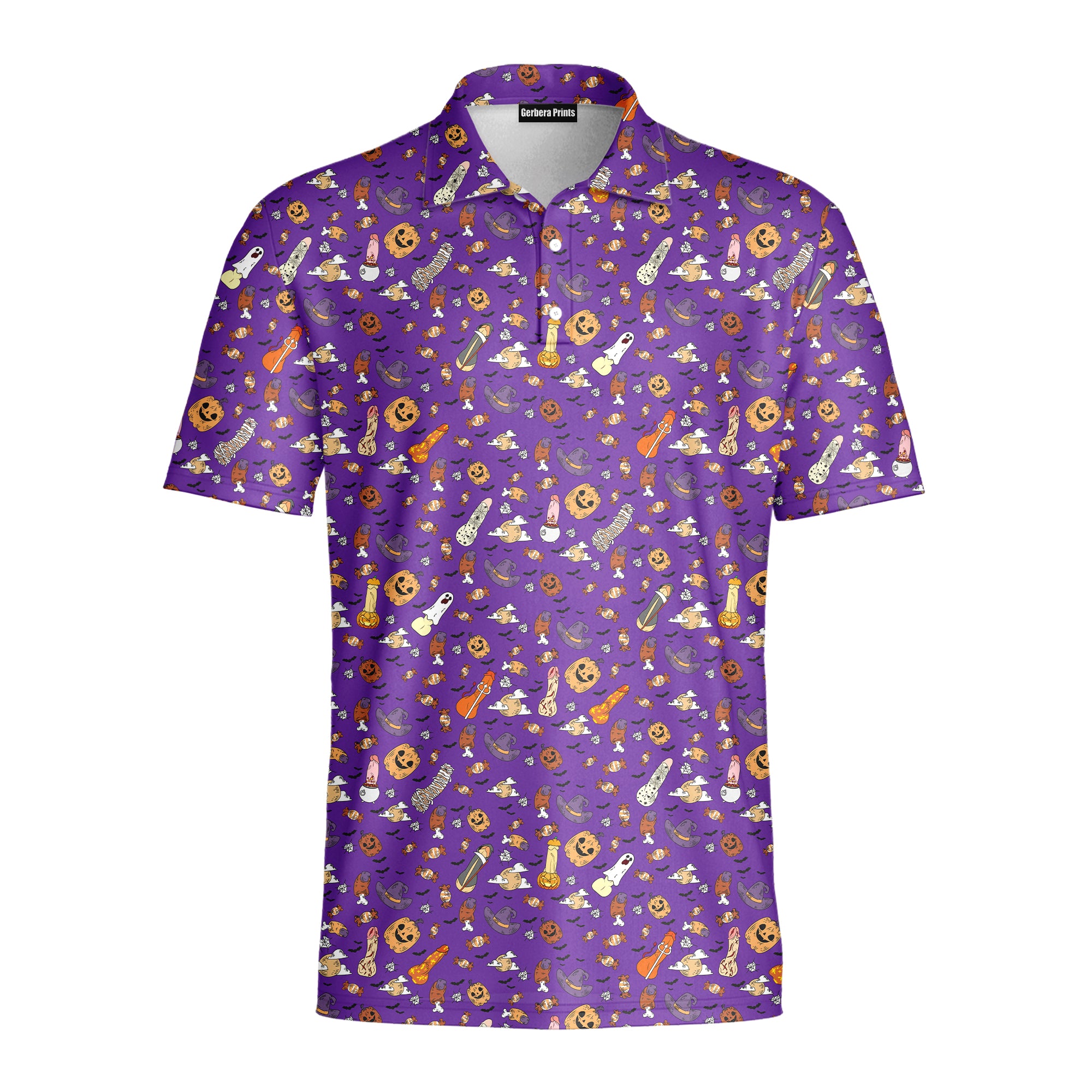 Trick or Meat Halloween Surprise - Funny Golf Polo Shirt Polo Shirt For Men