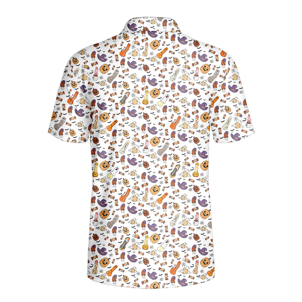Trick or Meat Halloween Surprise - Funny Golf Polo Shirt Polo Shirt For Men