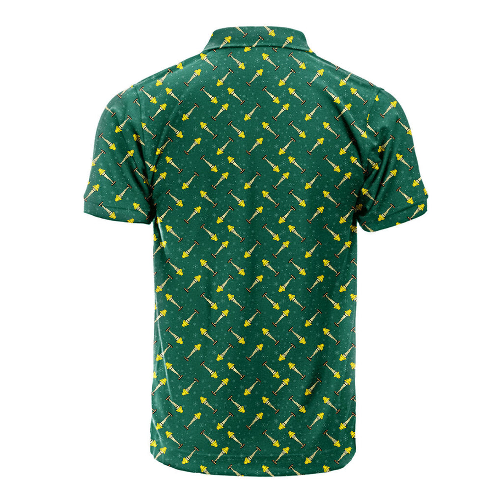 The Fragile Leg Lamp - Funny Golf Polo Shirt-Polo Shirt For Men-Gerbera Prints