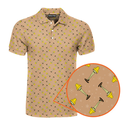The Fragile Leg Lamp - Funny Golf Polo Shirt