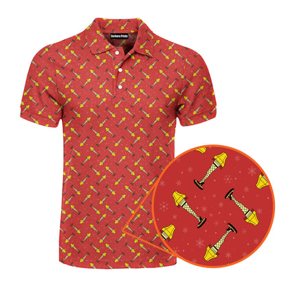 The Fragile Leg Lamp - Funny Golf Polo Shirt