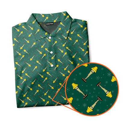 The Fragile Leg Lamp - Funny Golf Polo Shirt