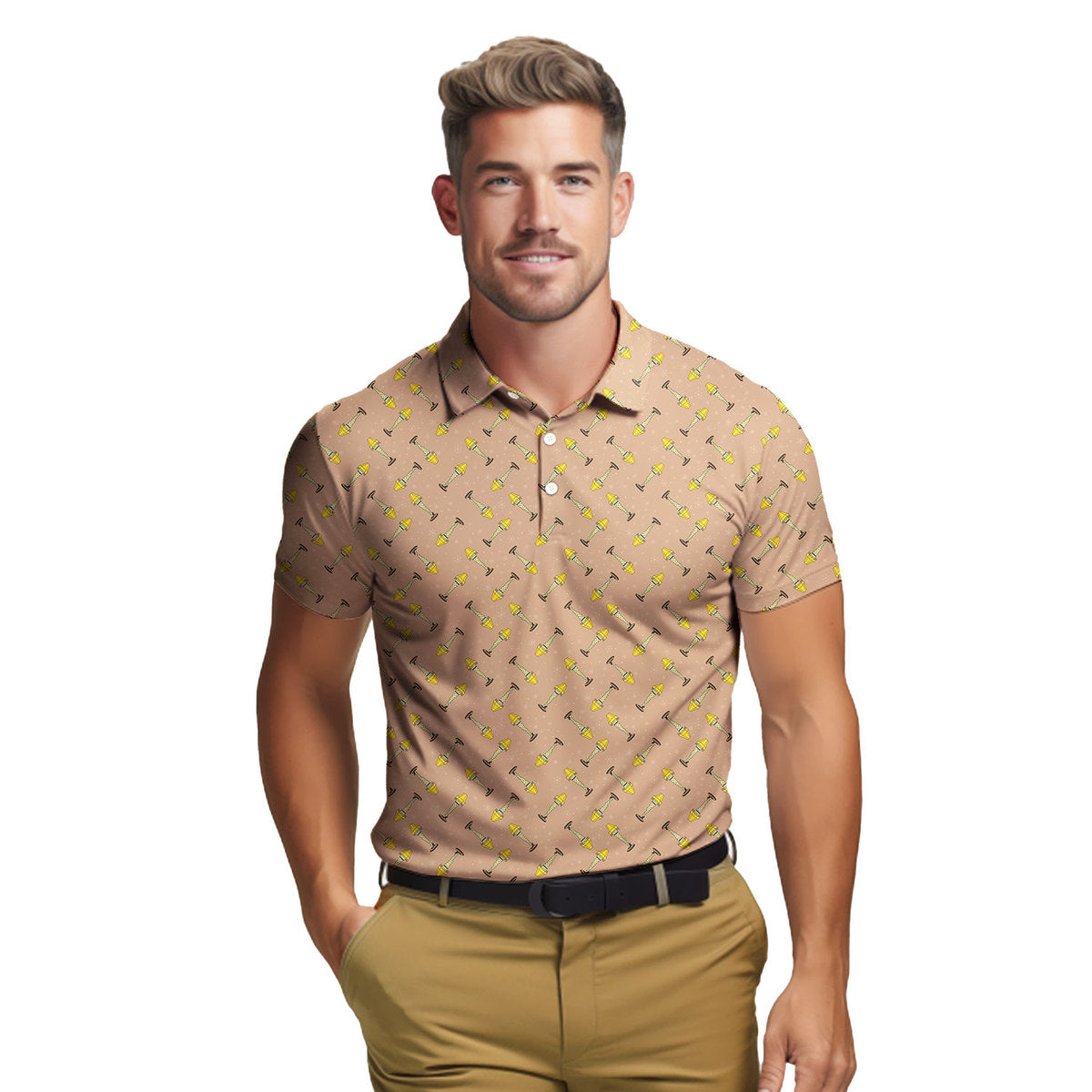 The Fragile Leg Lamp - Funny Golf Polo Shirt