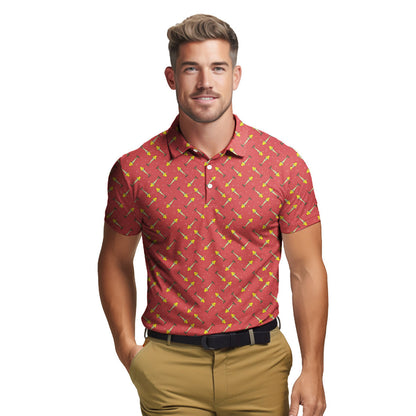 The Fragile Leg Lamp - Funny Golf Polo Shirt