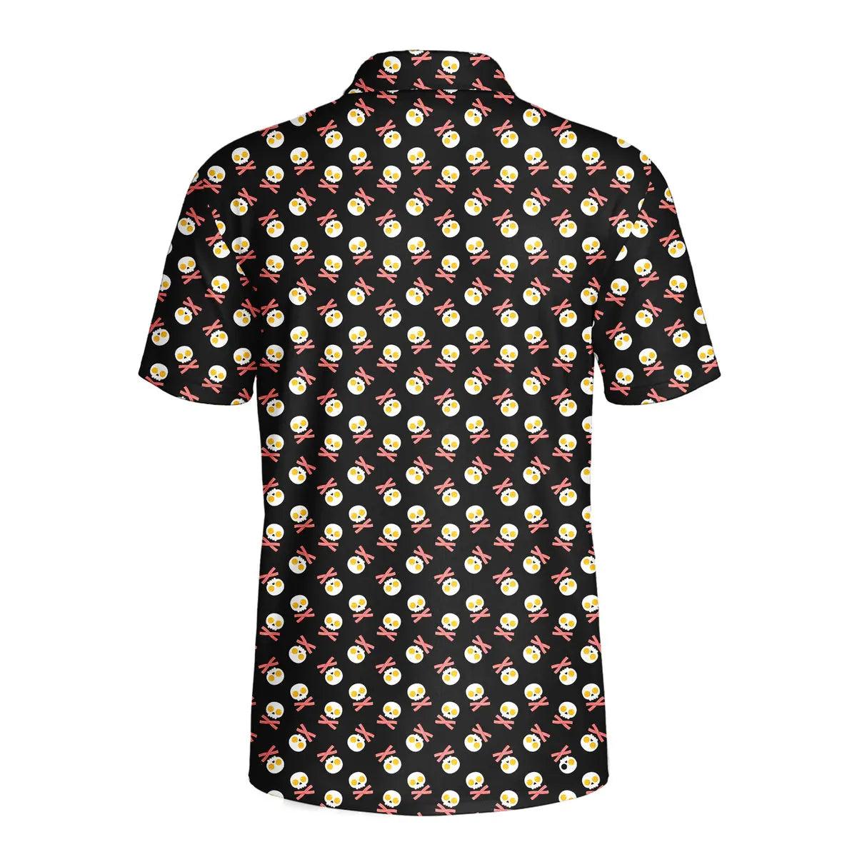 Fried Egg Bacon-Polo Shirt For Men-Gerbera Prints