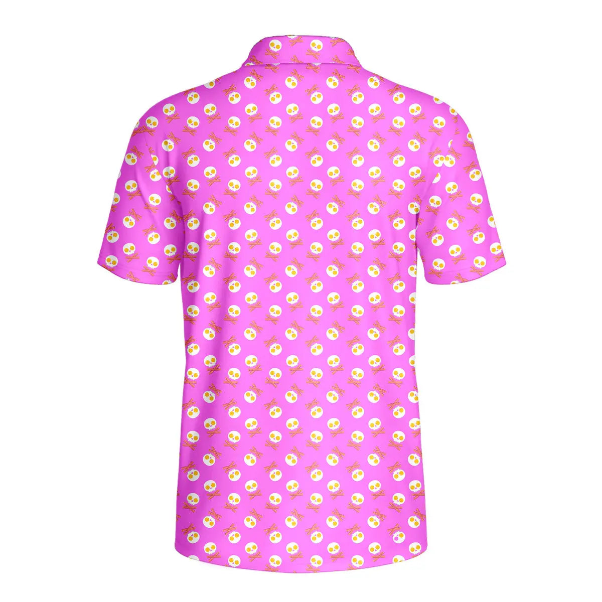 Fried Egg Bacon-Polo Shirt For Men-Gerbera Prints