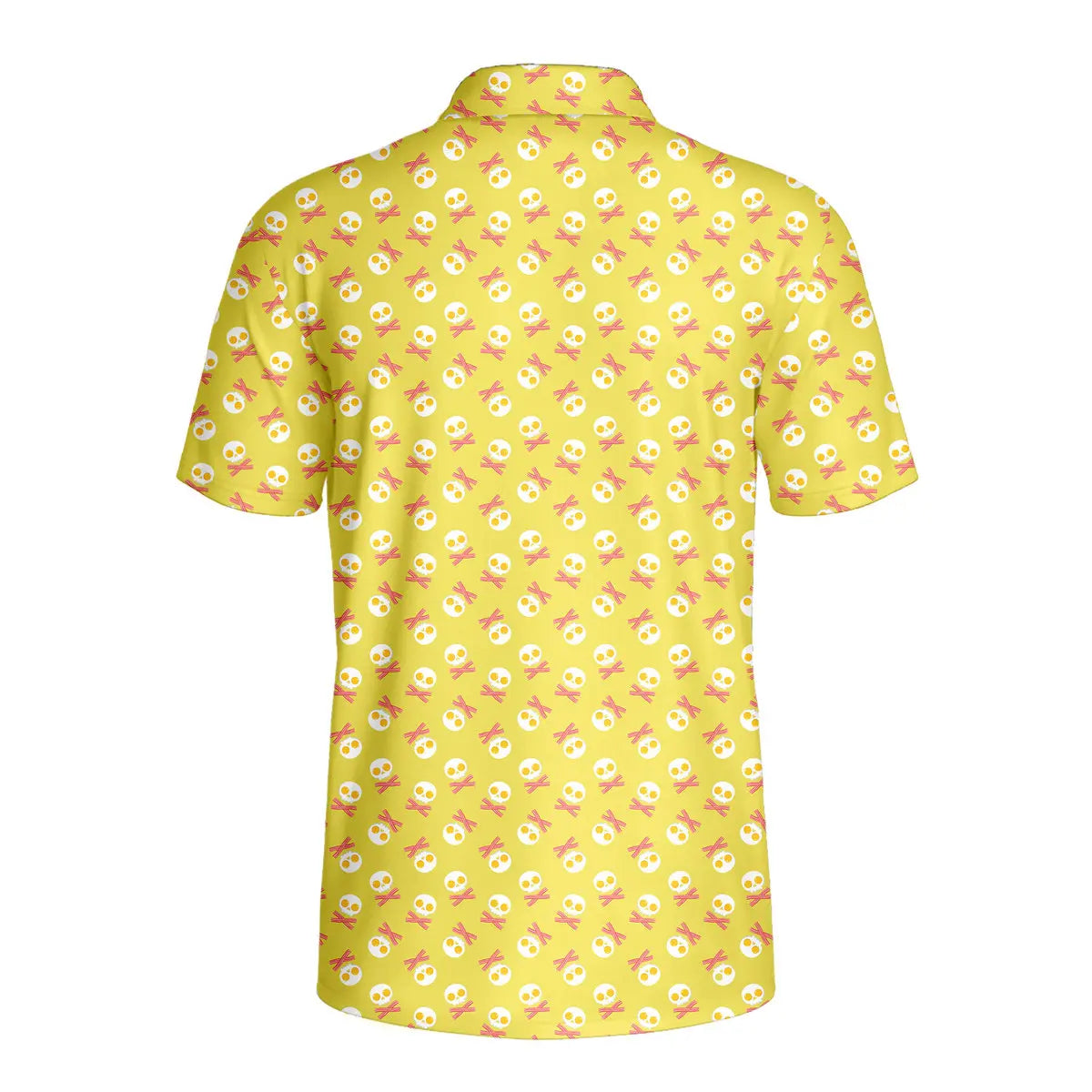 Fried Egg Bacon-Polo Shirt For Men-Gerbera Prints