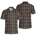 Fried Egg Bacon-Polo Shirt For Men-Gerbera Prints