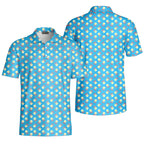 Fried Egg Bacon-Polo Shirt For Men-Gerbera Prints