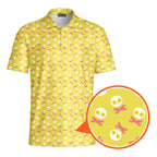 Fried Egg Bacon-Polo Shirt For Men-Gerbera Prints