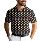 Fried Egg Bacon-Polo Shirt For Men-Gerbera Prints