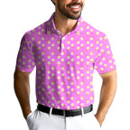 Fried Egg Bacon-Polo Shirt For Men-Gerbera Prints