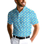 Fried Egg Bacon-Polo Shirt For Men-Gerbera Prints
