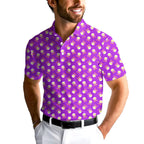 Fried Egg Bacon-Polo Shirt For Men-Gerbera Prints