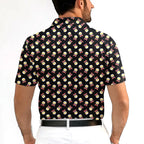 Fried Egg Bacon-Polo Shirt For Men-Gerbera Prints