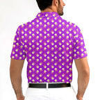 Fried Egg Bacon-Polo Shirt For Men-Gerbera Prints