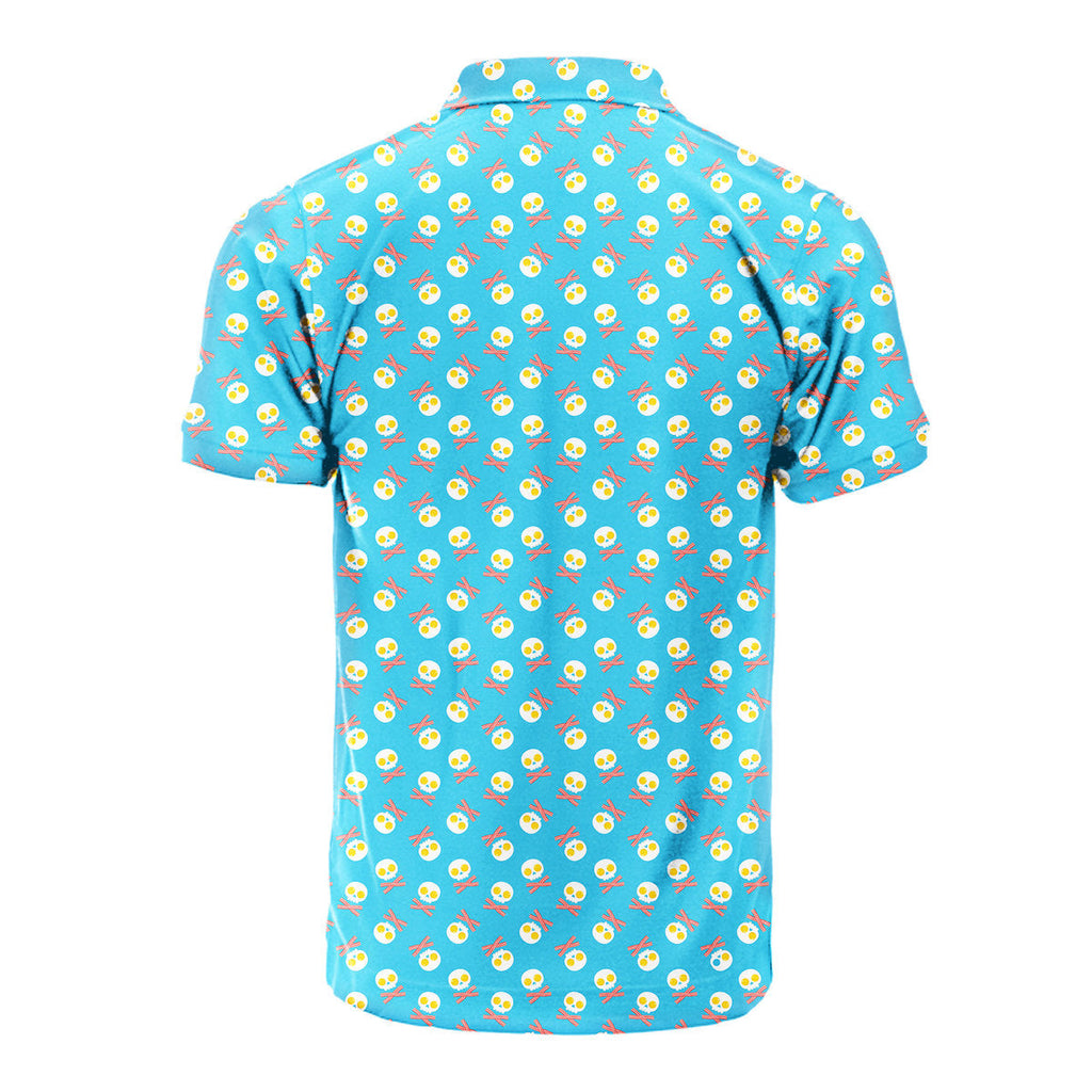Fried Egg Bacon - Funny Golf Polo Shirt-Polo Shirt For Men-Gerbera Prints