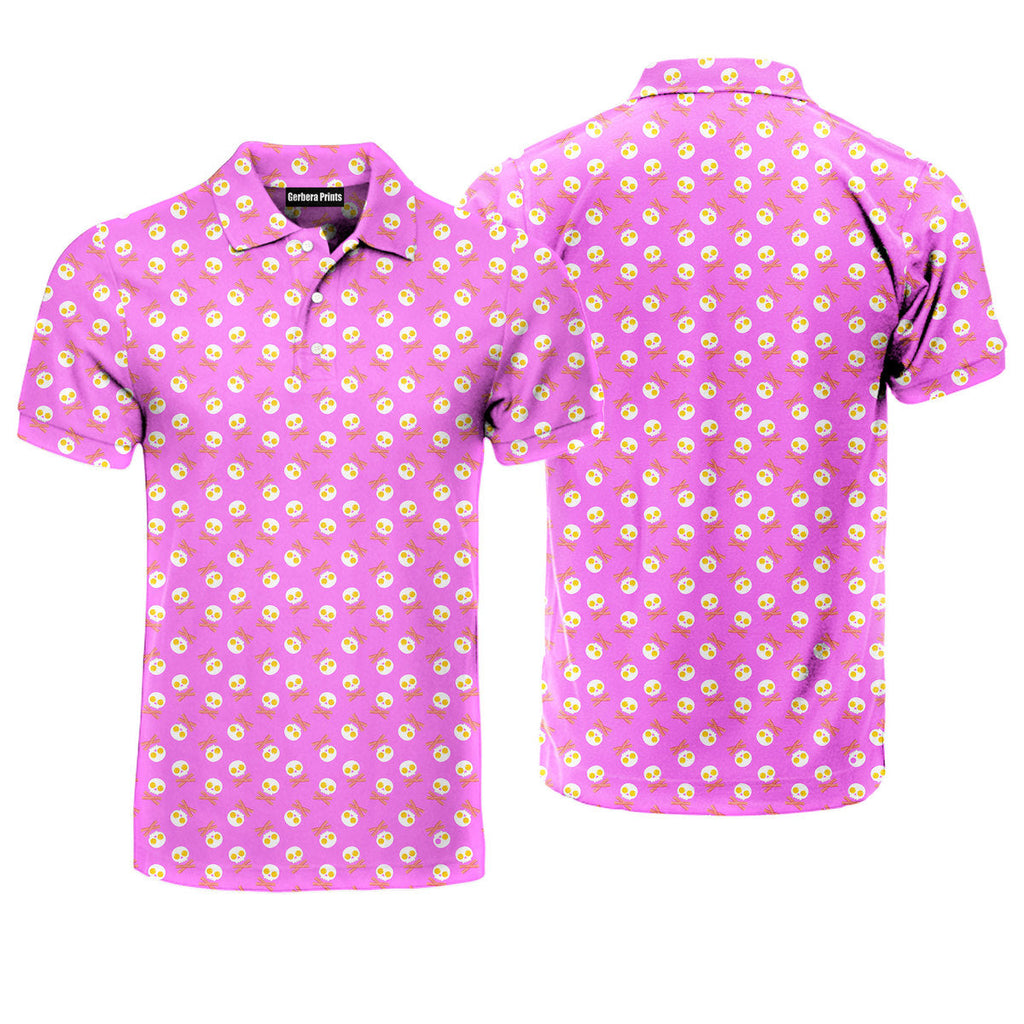 Fried Egg Bacon - Funny Golf Polo Shirt-Polo Shirt For Men-Gerbera Prints