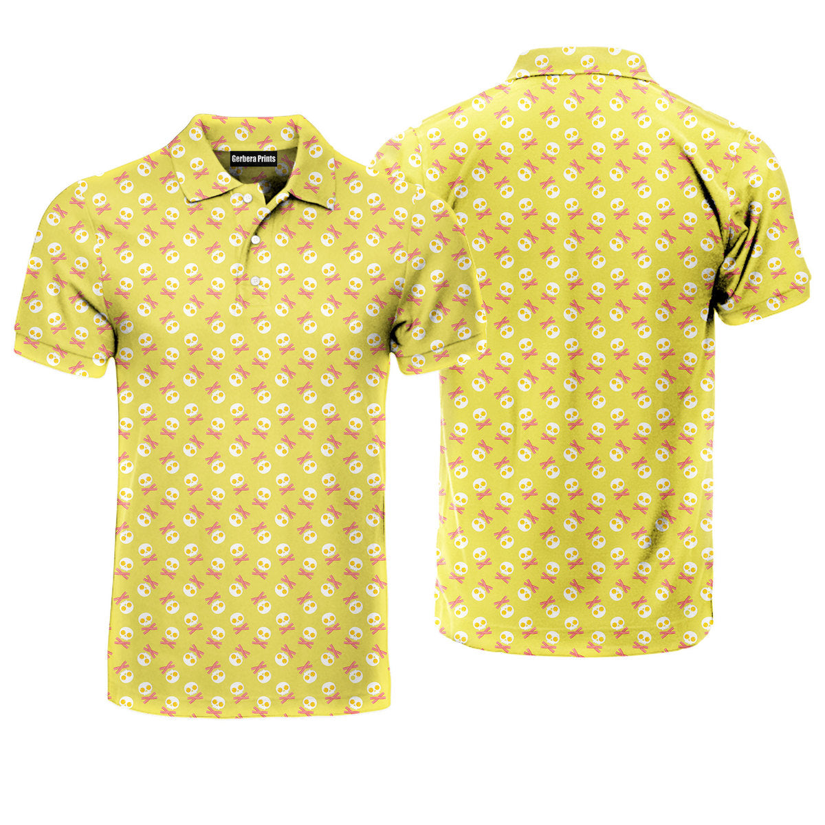 Fried Egg Bacon - Funny Golf Polo Shirt-Polo Shirt For Men-Gerbera Prints