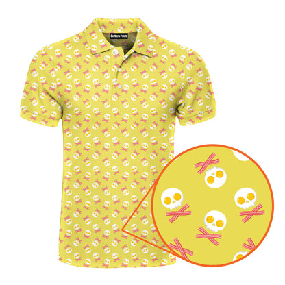 Fried Egg Bacon - Funny Golf Polo Shirt
