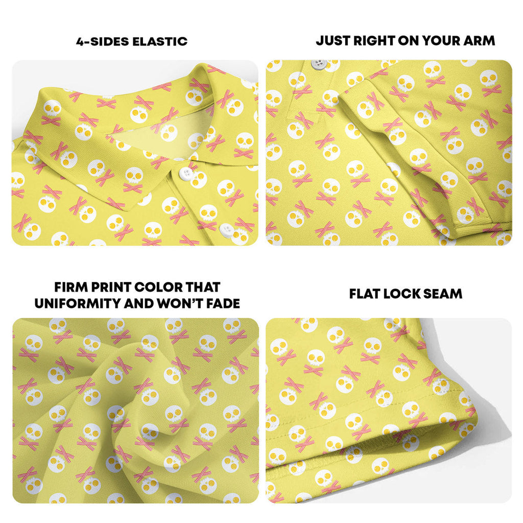Fried Egg Bacon - Funny Golf Polo Shirt-Polo Shirt For Men-Gerbera Prints