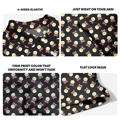 Fried Egg Bacon - Funny Golf Polo Shirt