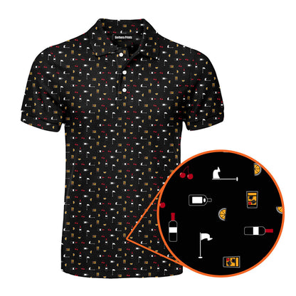 Beer Flag - Golf Polo Shirt