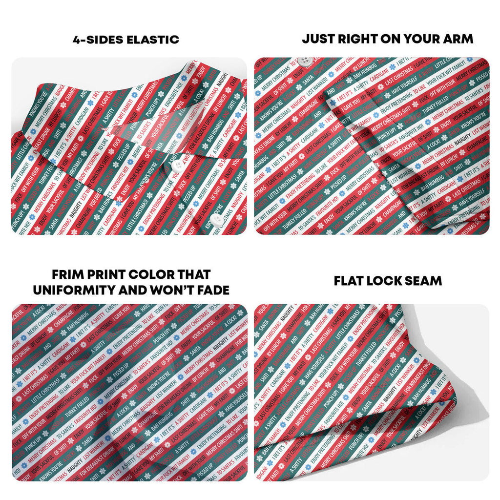 Christmas Xmas Funny Rude Joke - Funny Golf Polo Shirt-Polo Shirt For Men-Gerbera Prints