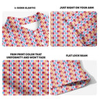 Colorful Butt Plug-Polo Shirt For Men-Gerbera Prints