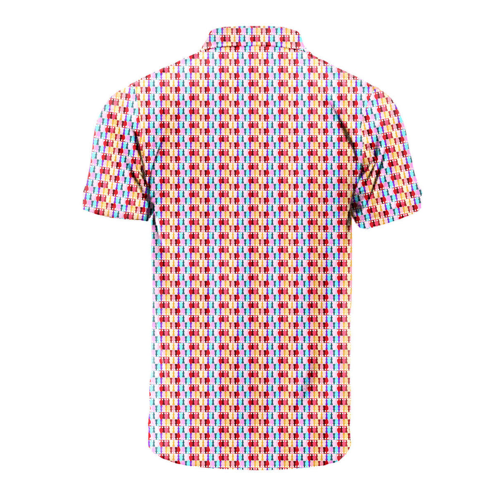 Colorful Blissful Stopper - Funny Golf Polo Shirt-Polo Shirt For Men-Gerbera Prints