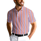 Colorful Butt Plug-Polo Shirt For Men-Gerbera Prints