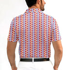 Colorful Butt Plug-Polo Shirt For Men-Gerbera Prints