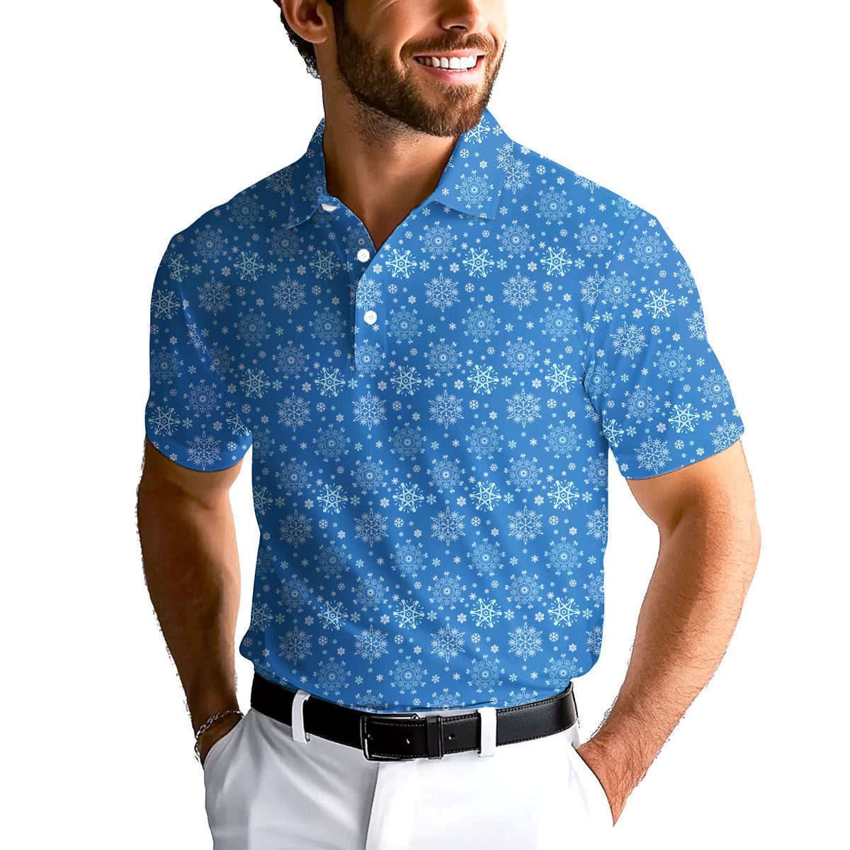The Melt In Your Mouth-Polo Shirt For Men-Gerbera Prints