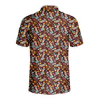 Lucky Skull Aloha - Golf Polo Shirt-Polo Shirt For Men-Gerbera Prints