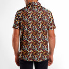 Lucky Skull Aloha - Golf Polo Shirt-Polo Shirt For Men-Gerbera Prints