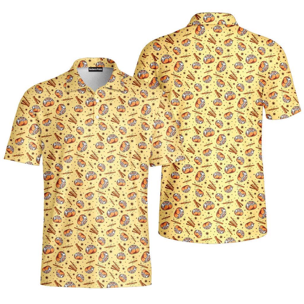 Buns-Polo Shirt For Men-Gerbera Prints