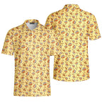 Buns-Polo Shirt For Men-Gerbera Prints