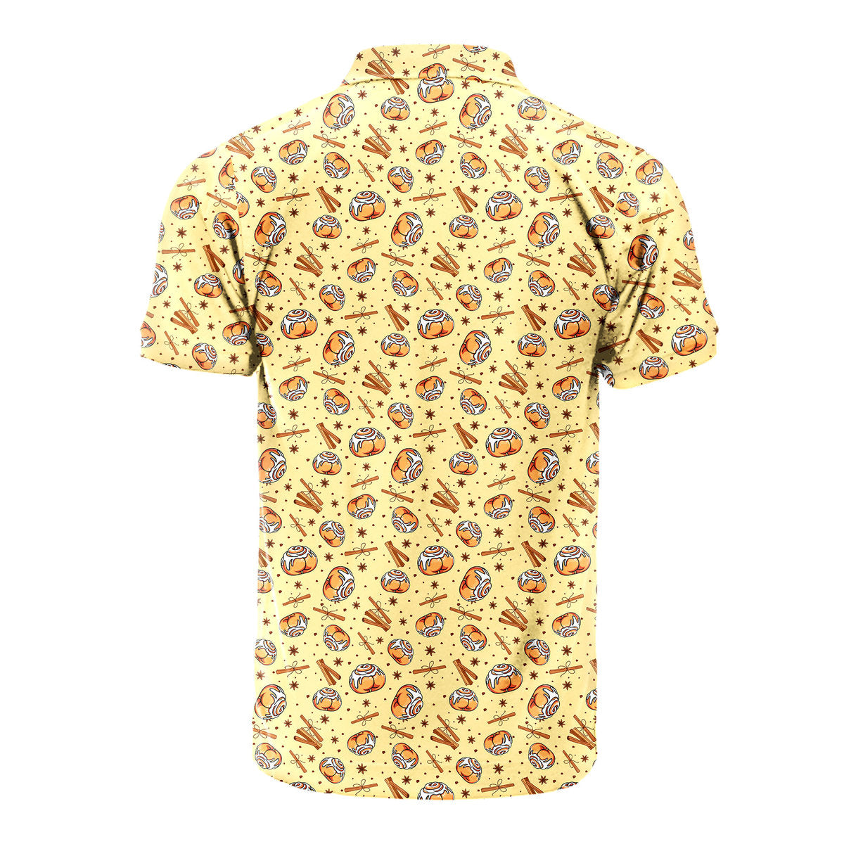 Cinnamon Roll Buns Cookie Cutter - Funny Golf Polo Shirt 