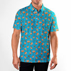 Buns-Polo Shirt For Men-Gerbera Prints